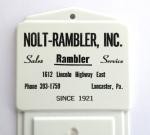 Nolt Rambler Metal Outdoor Thermometer - Vintage Racing