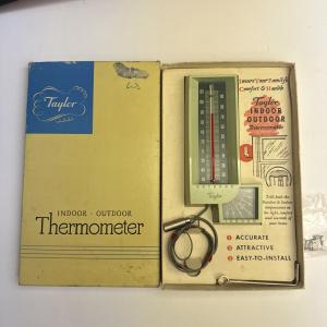 Taylor Vintage Wall Thermometer with Box