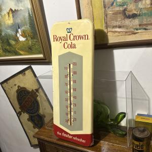 RC Royal Crown Cola Vintage Thermometer Sign 25"x10