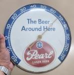 1960s Pearl Beer Thermometer from San Antonio