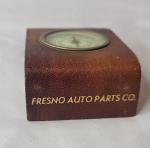 Vintage Desk Thermometer Fresno Auto Parts Co