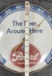 1960s Pearl Beer Thermometer from San Antonio