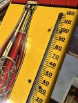 Vintage Dr Pepper Thermometer with 40s Bottle Design