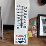 Vintage Pepsi Advertising Thermometer by Stout Industries