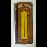 Royal Crown Cola Vintage Metal Thermometer Sign