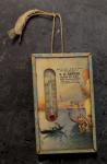 Vintage McGregor Meat Market Thermometer with Scenic Boats