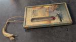 Vintage McGregor Meat Market Thermometer with Scenic Boats