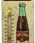 Royal Crown RC Cola Antique Thermometer Sign