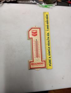 Chevrolet Vintage Chevron Advertising Thermometer