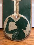Coca-Cola Thermometer with Vintage Girl Design