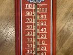 Pepsi Cola Vintage Thermometer Metal Sign 27x8.25”