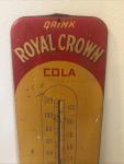 Royal Crown Cola Vintage Thermometer Advertising Sign
