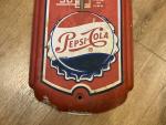 Pepsi Cola Vintage Thermometer Metal Sign 27x8.25”