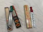 Set of 2 Vintage 1950s Frying and Candy Thermometers