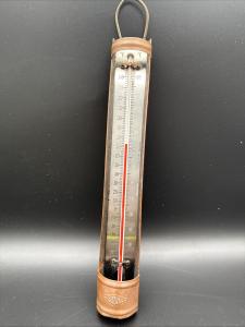 Brannan Antique Copper Thermometer - Nautical & Rare