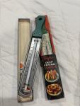 Set of 2 Vintage 1950s Frying and Candy Thermometers