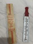 Set of 2 Vintage 1950s Frying and Candy Thermometers