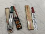 Set of 2 Vintage 1950s Frying and Candy Thermometers