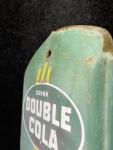 Vintage Double-Cola Metal Thermometer Sign 27” x 8”