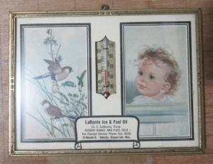 1947 LaBonte Ice & Fuel Oil Thermometer