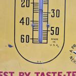 1940s RC Royal Crown Cola Thermometer Sign