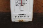 Suder's Vintage Beer & Soda Metal Thermometer
