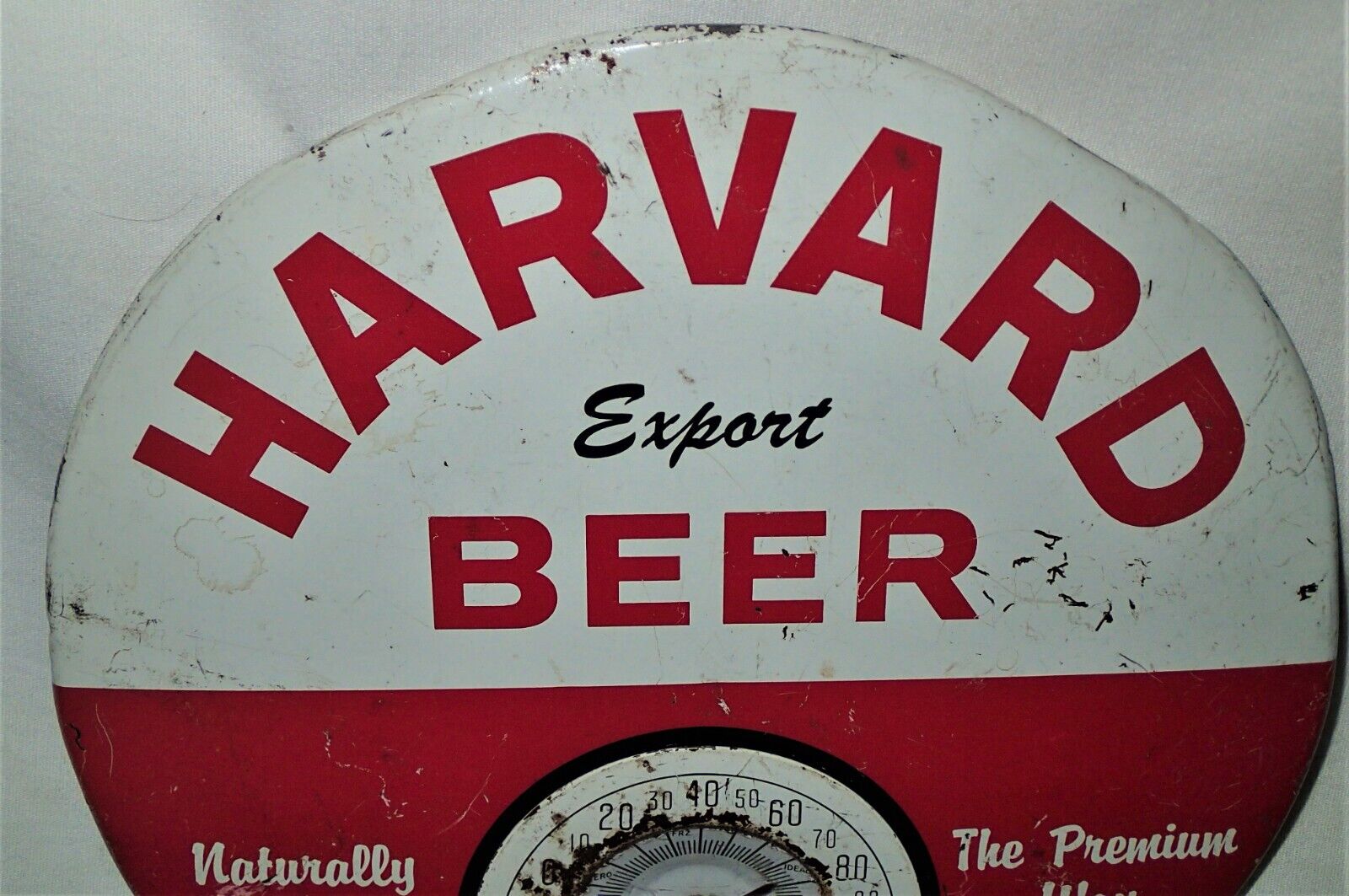 MA USA Hampden Harvard Export Beer Thermometer Advertisement