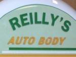 Reilly's Auto Body Shop 1957 Chevy Thermometer Sign