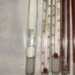 Vintage Beverage Thermometers with Unique Designs