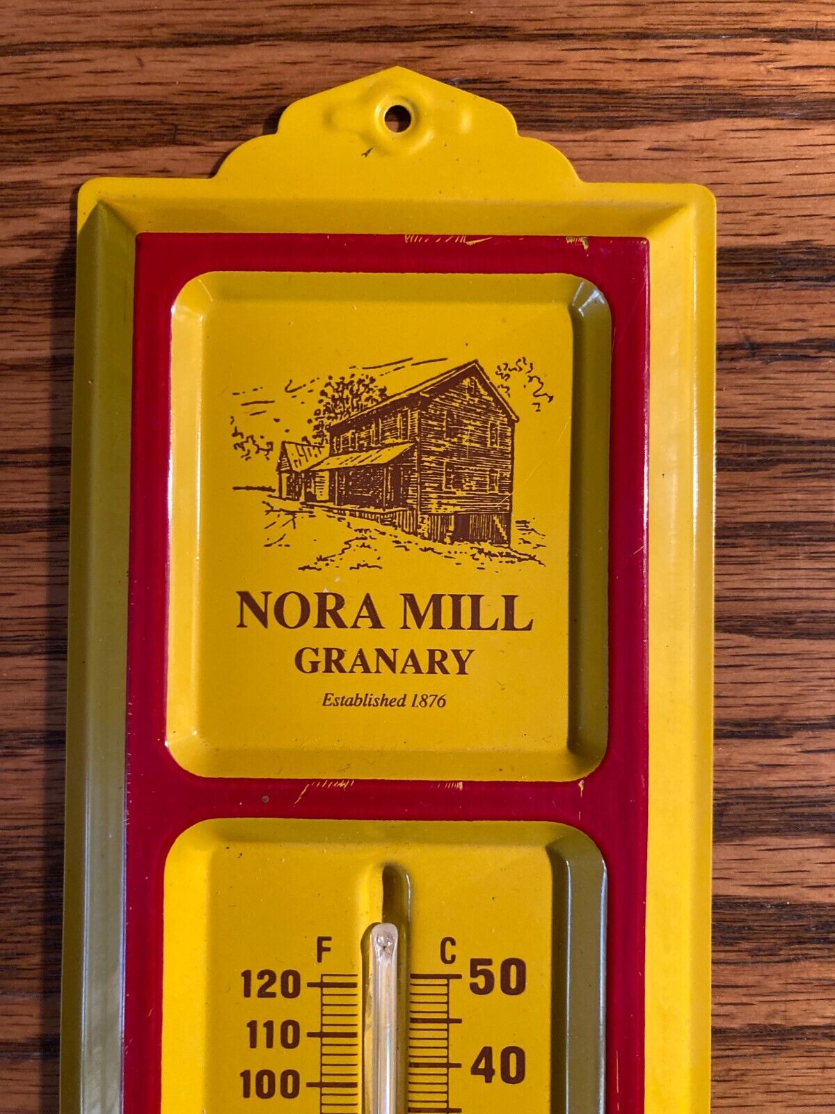 Nora Mill Granary Vintage Wall Thermometer