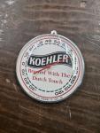 Vintage Koehler Beer Metal Thermometer - 6 Inch