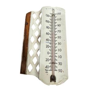 Vintage Taylor USA Windo-Temp Metal Thermometer