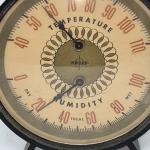 Vintage Swift Round Desk Thermometer with Hygrometer