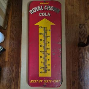 Royal Crown Cola Vintage Thermometer Sign