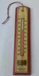 1950s Wooden Taylor Wall Thermometer - 8 Inches