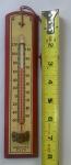 1950s Wooden Taylor Wall Thermometer - 8 Inches