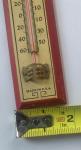 1950s Wooden Taylor Wall Thermometer - 8 Inches