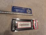 Chevrolet Super Service & Texaco Motor Oil Thermometers