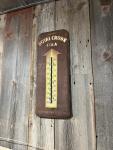 Royal Crown Cola Gas Station Tin Thermometer