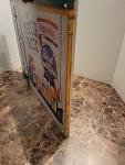1960s Pabst Beer Guy Metal Thermometer Sign