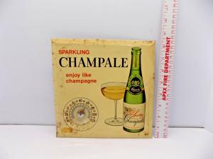 Champale Vintage Advertising Thermometer Sign 60's