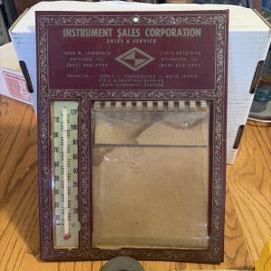 Vintage Instrument Sales Corporation Advertising Thermometer