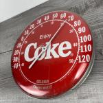 Coca-Cola Jumbo Dial Thermometer Red 1984
