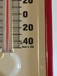 Pepsi-Cola Keystone Cops Embossed Metal Thermometer