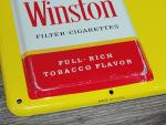 Winston Vintage Tin Sign Thermometer 13 x 6
