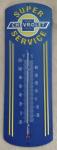 Chevrolet Super Service Embossed Thermometer - Blue & Yellow