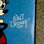 1928 Vintage Mickey Mouse Porcelain Thermometer Sign