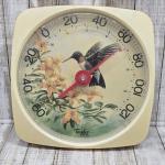 Taylor Vintage Hummingbird Yellow Thermometer 12