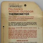 Springfield Palisades Vintage Indoor/Outdoor Thermometer