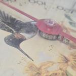 Taylor Vintage Hummingbird Yellow Thermometer 12